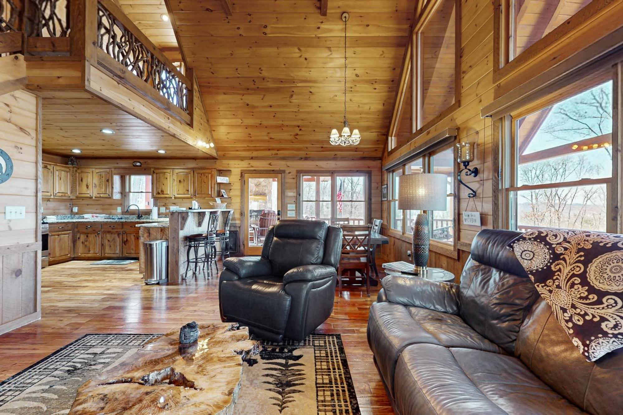 Bougie Bear Cabin Morganton Esterno foto