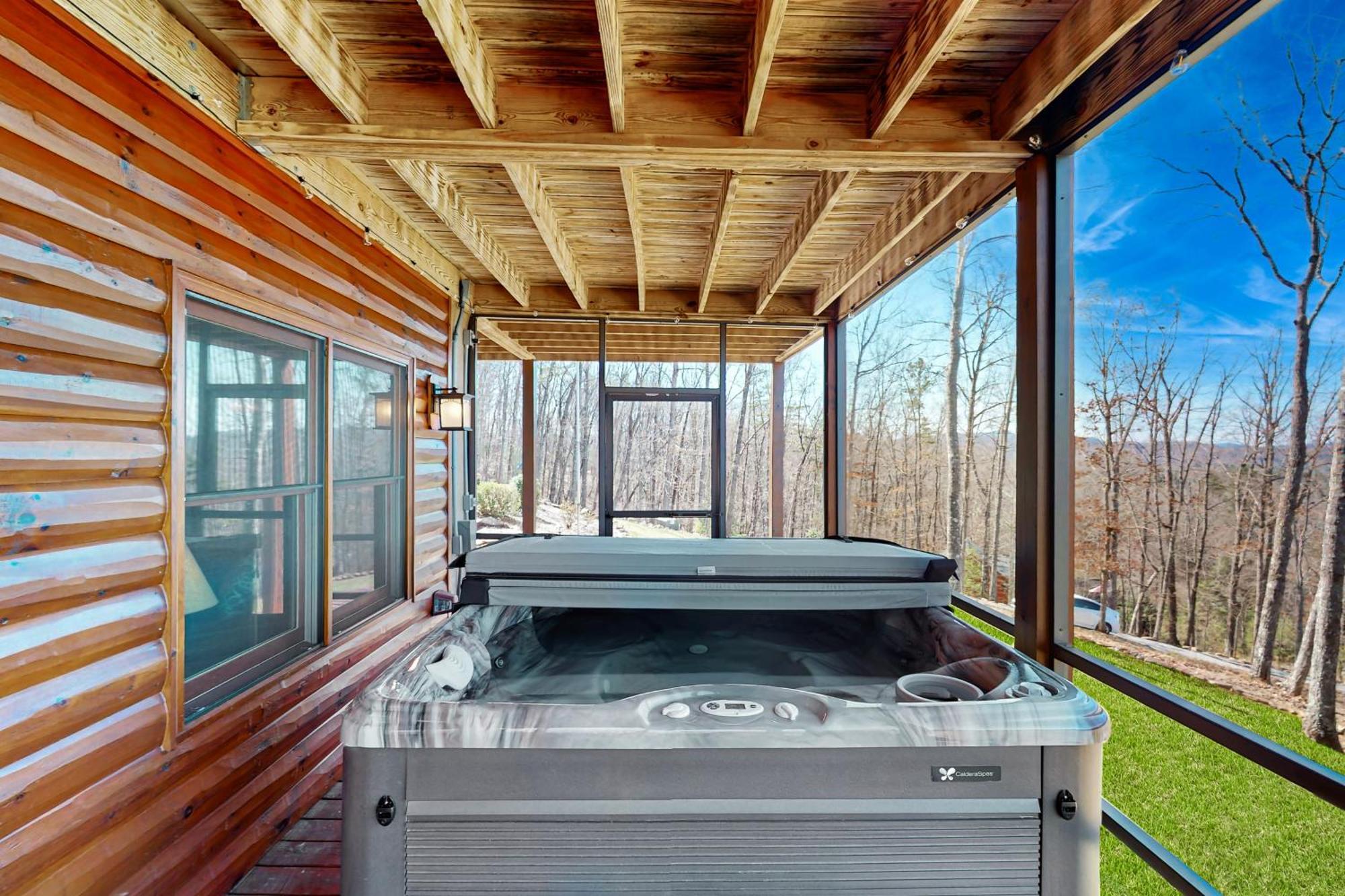 Bougie Bear Cabin Morganton Esterno foto