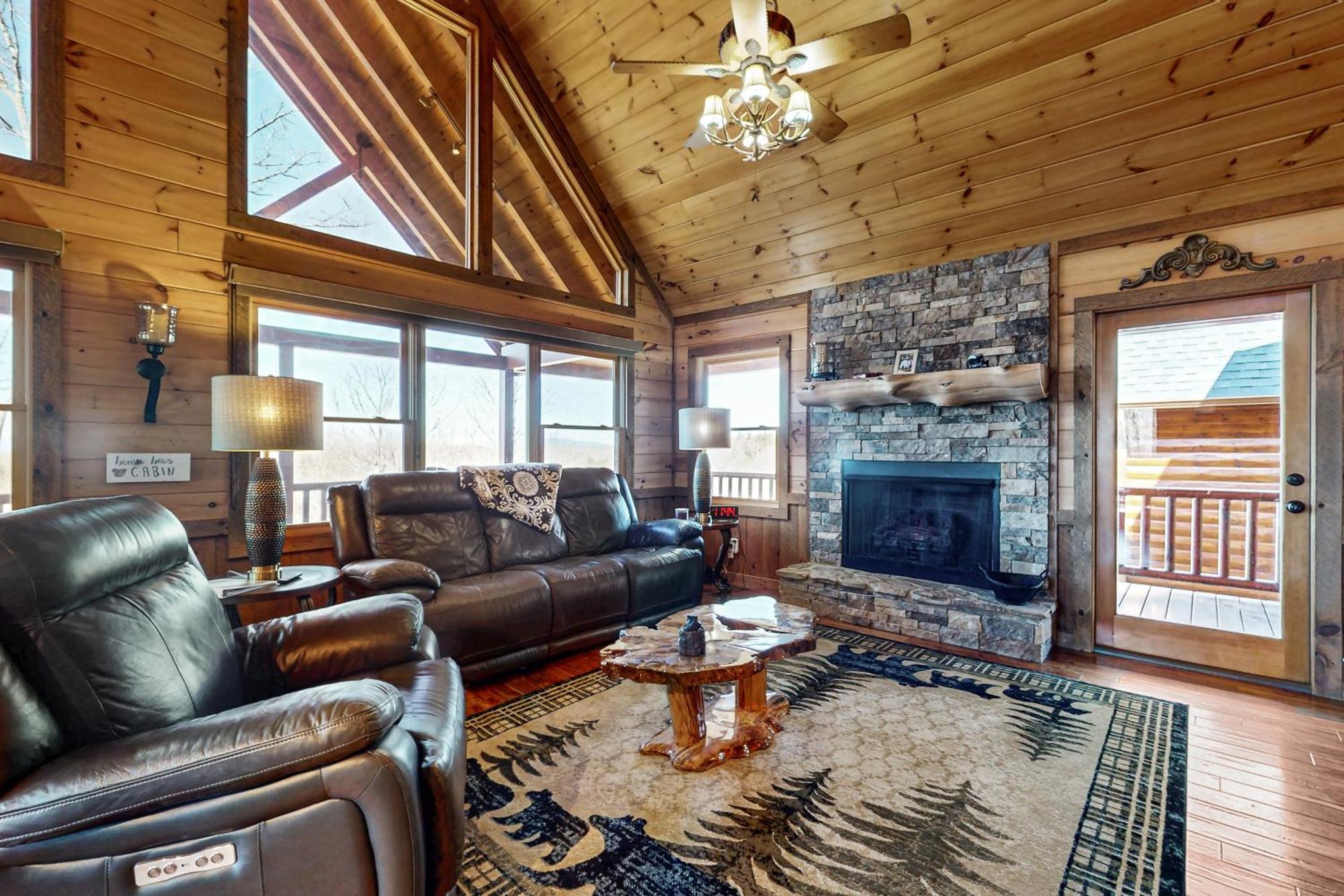Bougie Bear Cabin Morganton Esterno foto