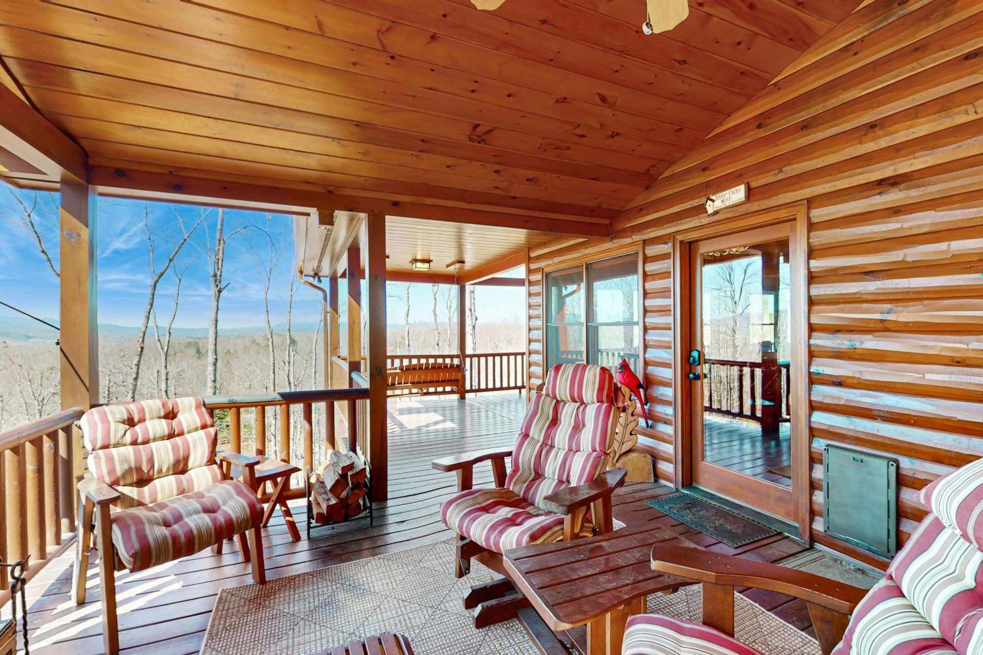 Bougie Bear Cabin Morganton Esterno foto