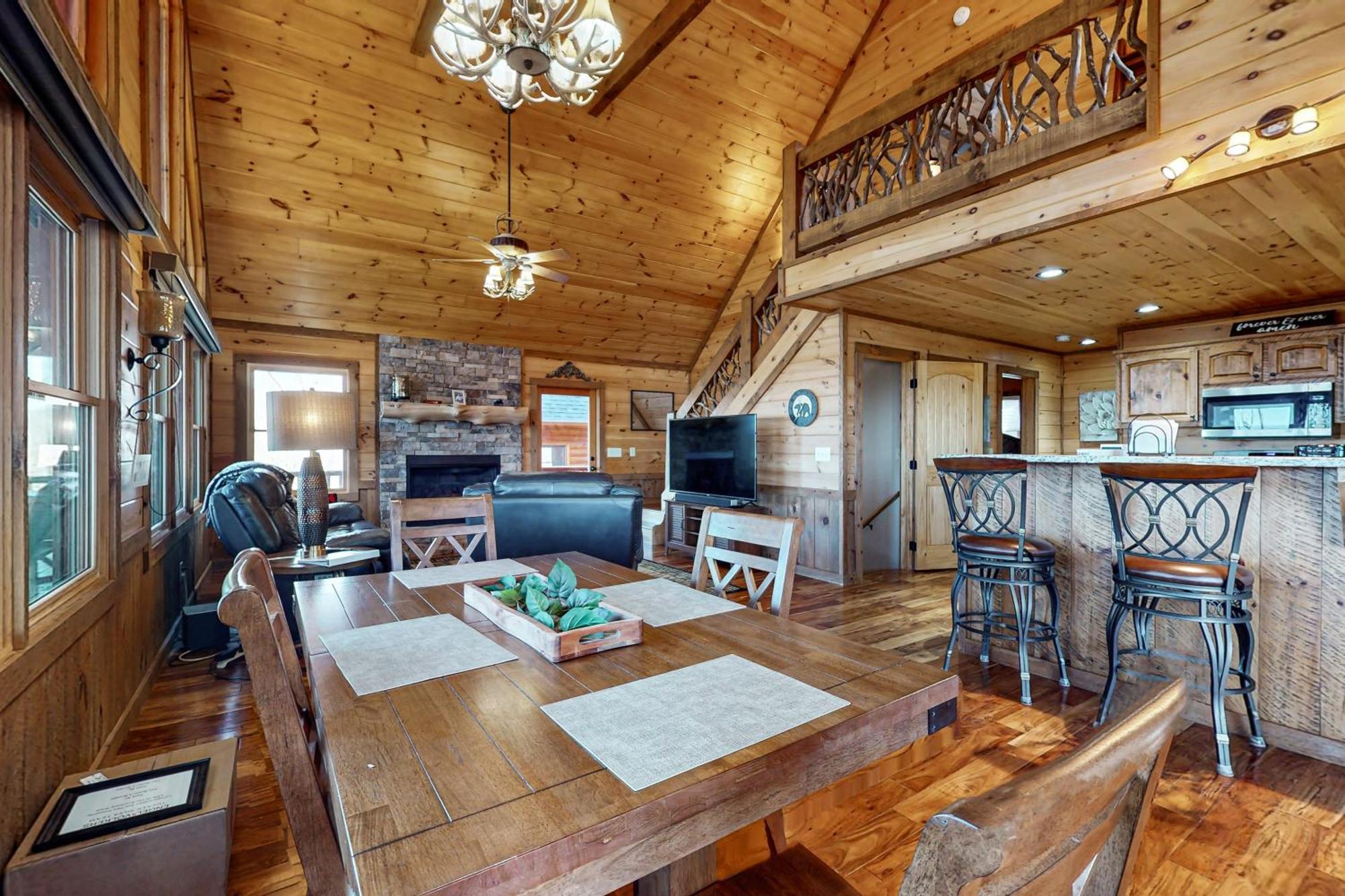Bougie Bear Cabin Morganton Esterno foto
